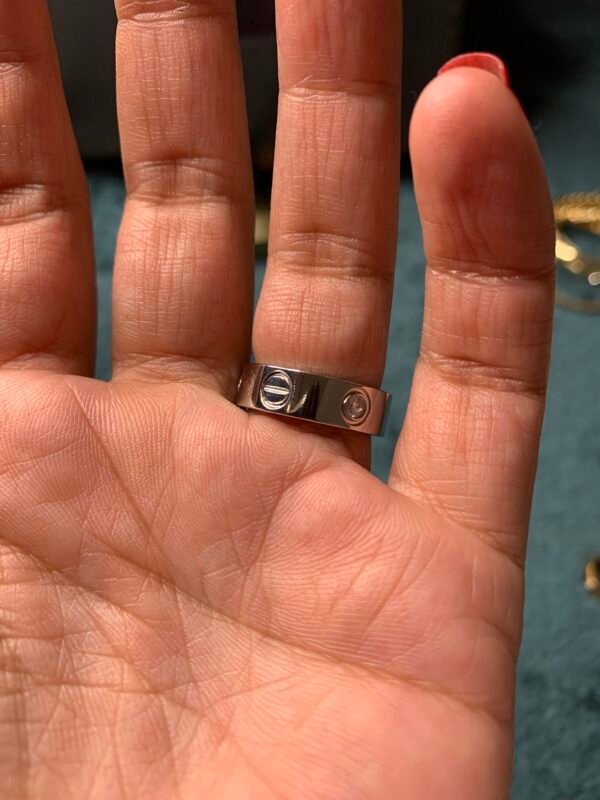 Bague Love argent